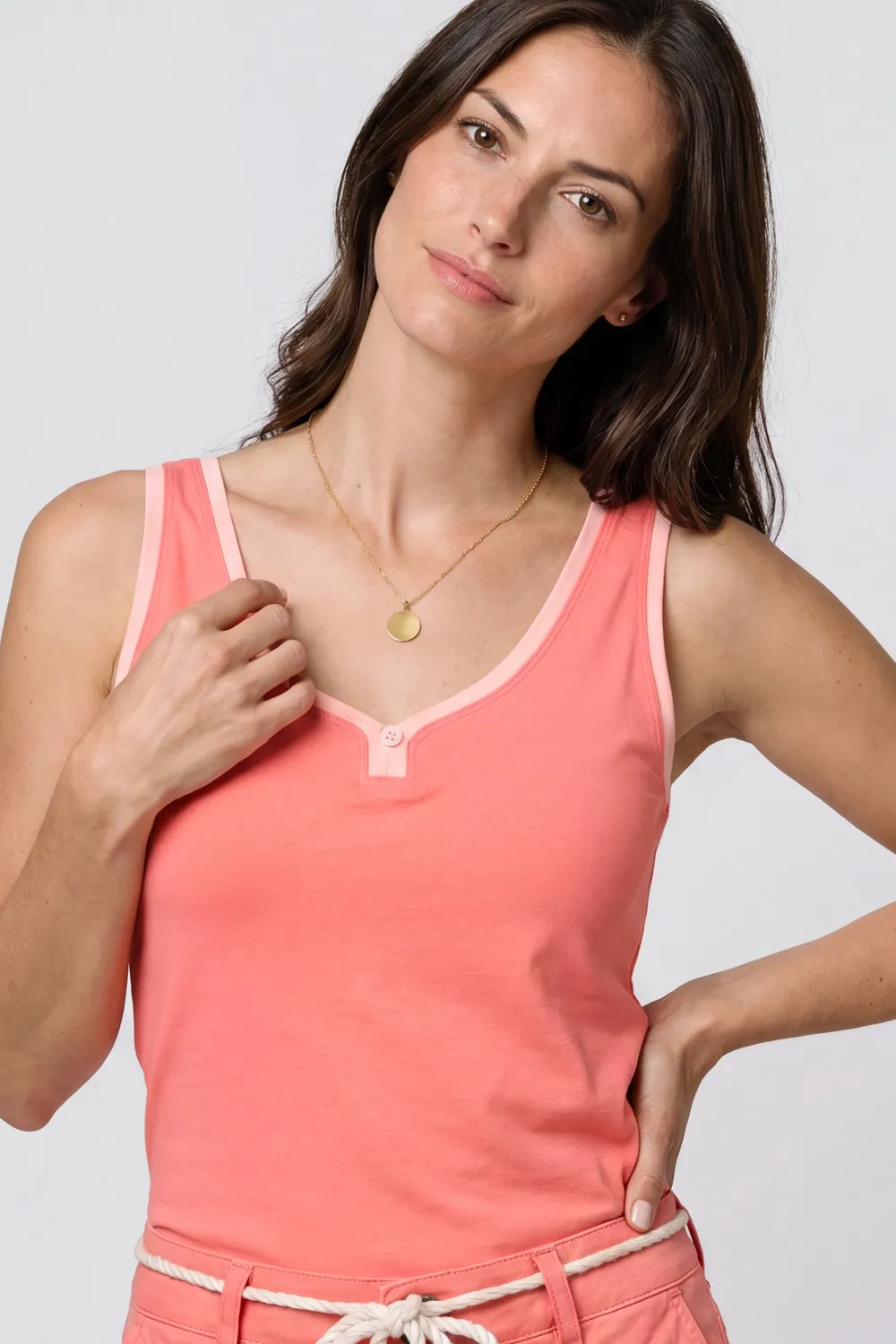 Alife & Kickin AlessandraAK A Top Pink Damen