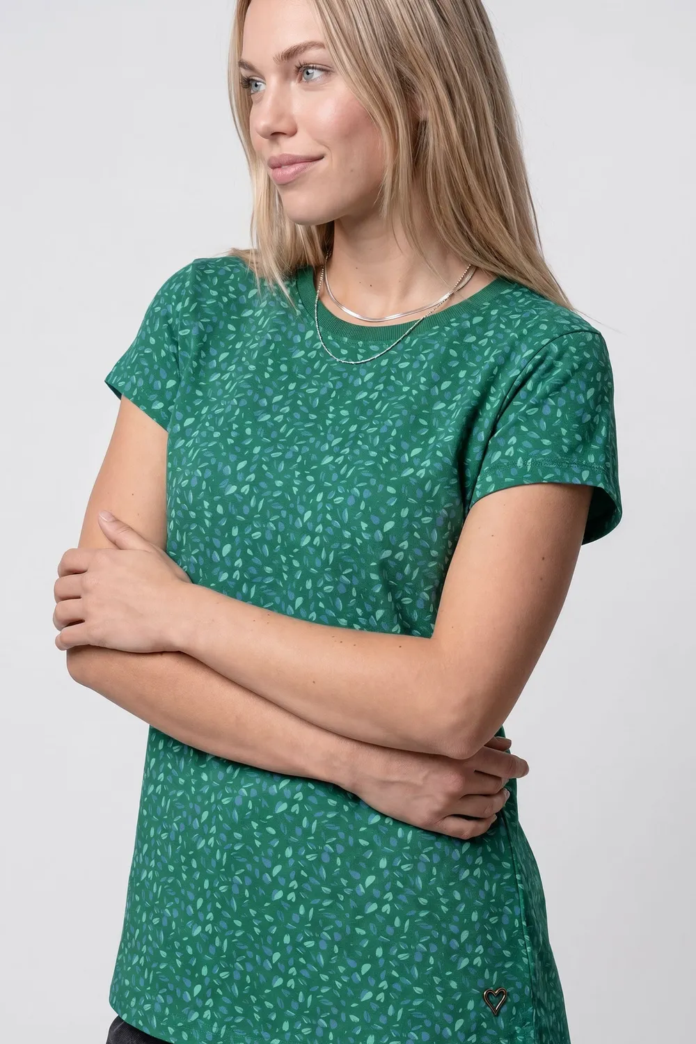 Alife & Kickin FelinaAK B T-Shirt Dunkelgrün Damen