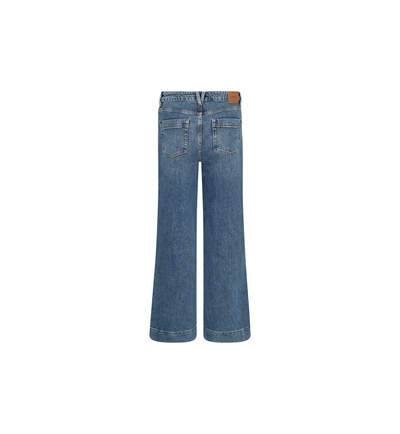 Mos Mosh MMColette Galleon Jeans Wide Leg High Waist blau