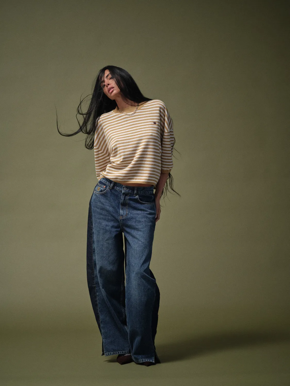 Mos Mosh Best Tales Jeans Blue Denim Barrel