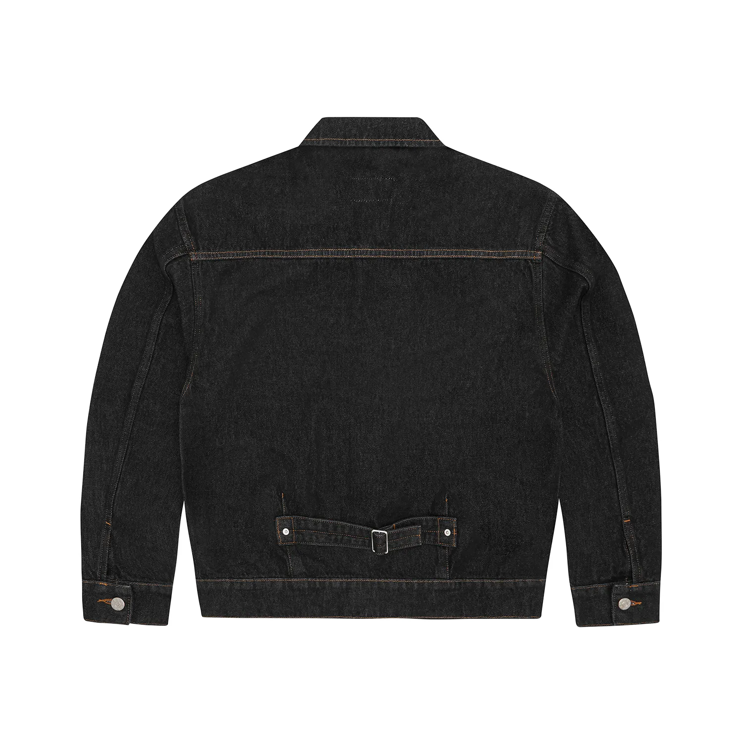 Corteiz Crest Chainstitch Jeansjacke Schwarz Denim