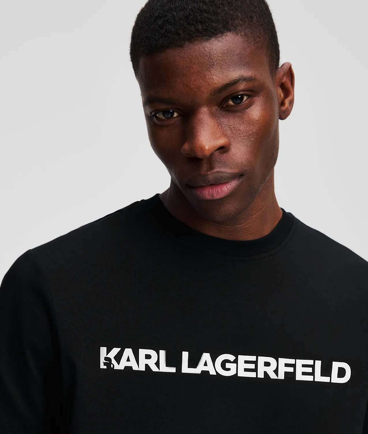 Karl Lagerfeld Logo T-Shirt regular Baumwolle