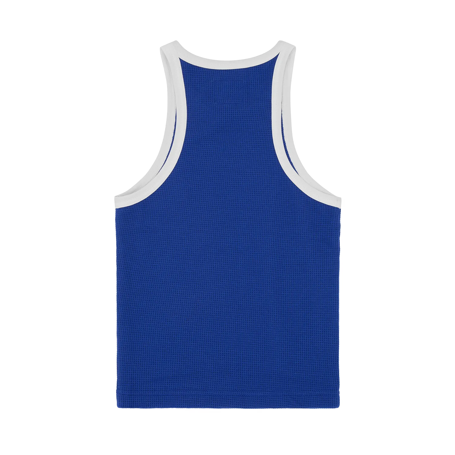 Corteiz Classic Tank Top Top Blau-Weiß Waffel
