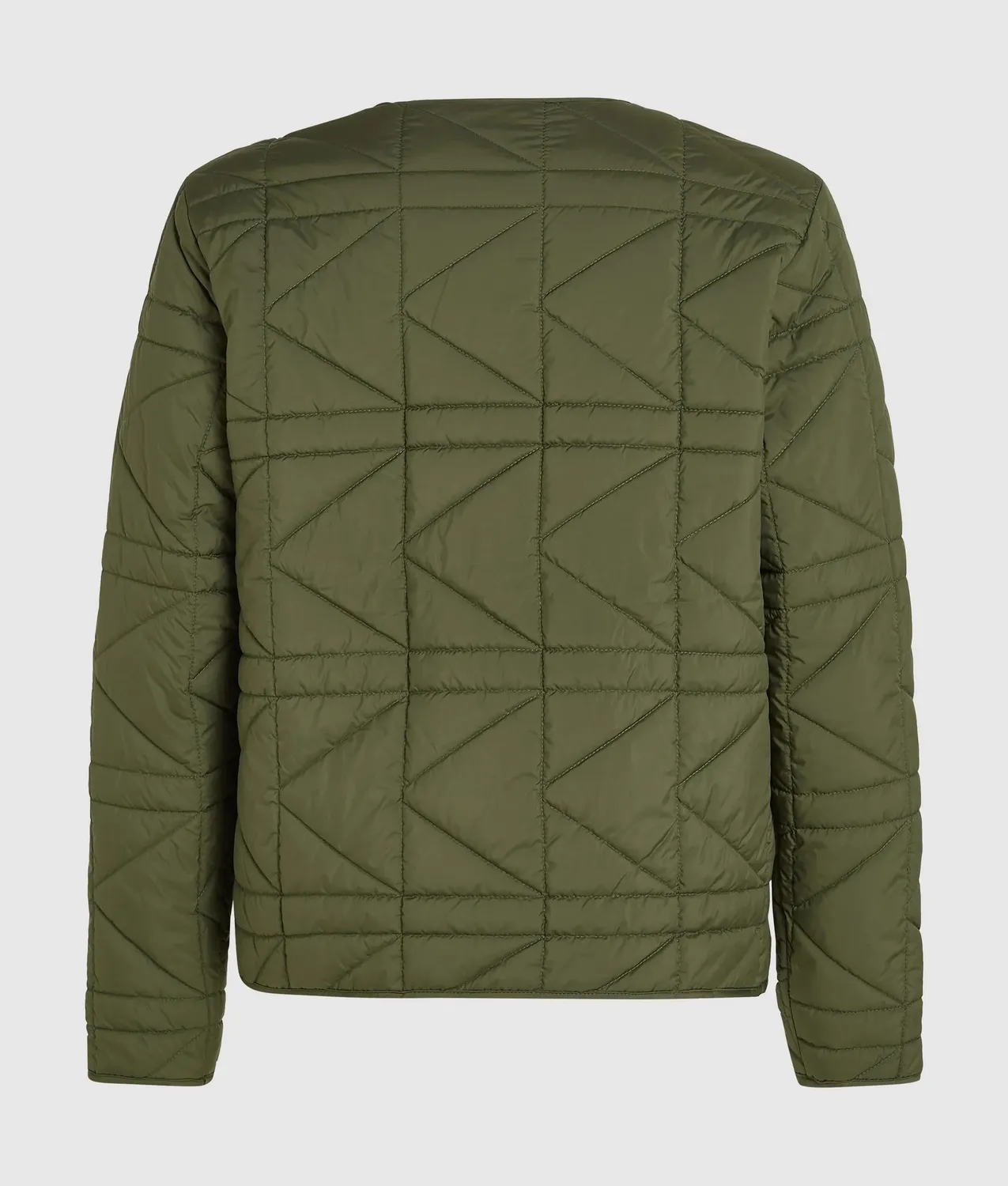 Karl Lagerfeld Lightweight Packable Steppjacke silber Zip