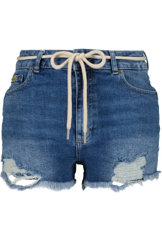 Alife & Kickin LatoyaAK DNM A Shorts Dunkelblau Jeans