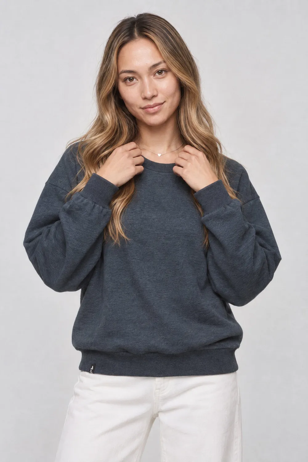 Alife & Kickin ElsaAK P Sweatshirt Dunkelblau Love Peace