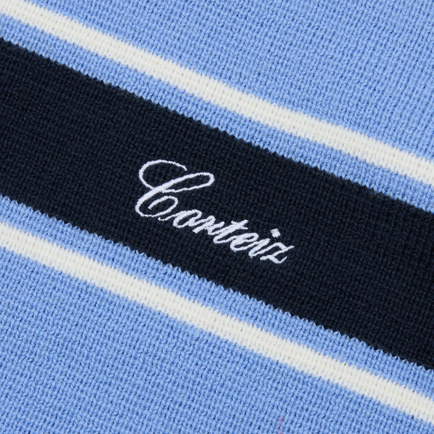 Corteiz Turismo Knit Pullover babyblau