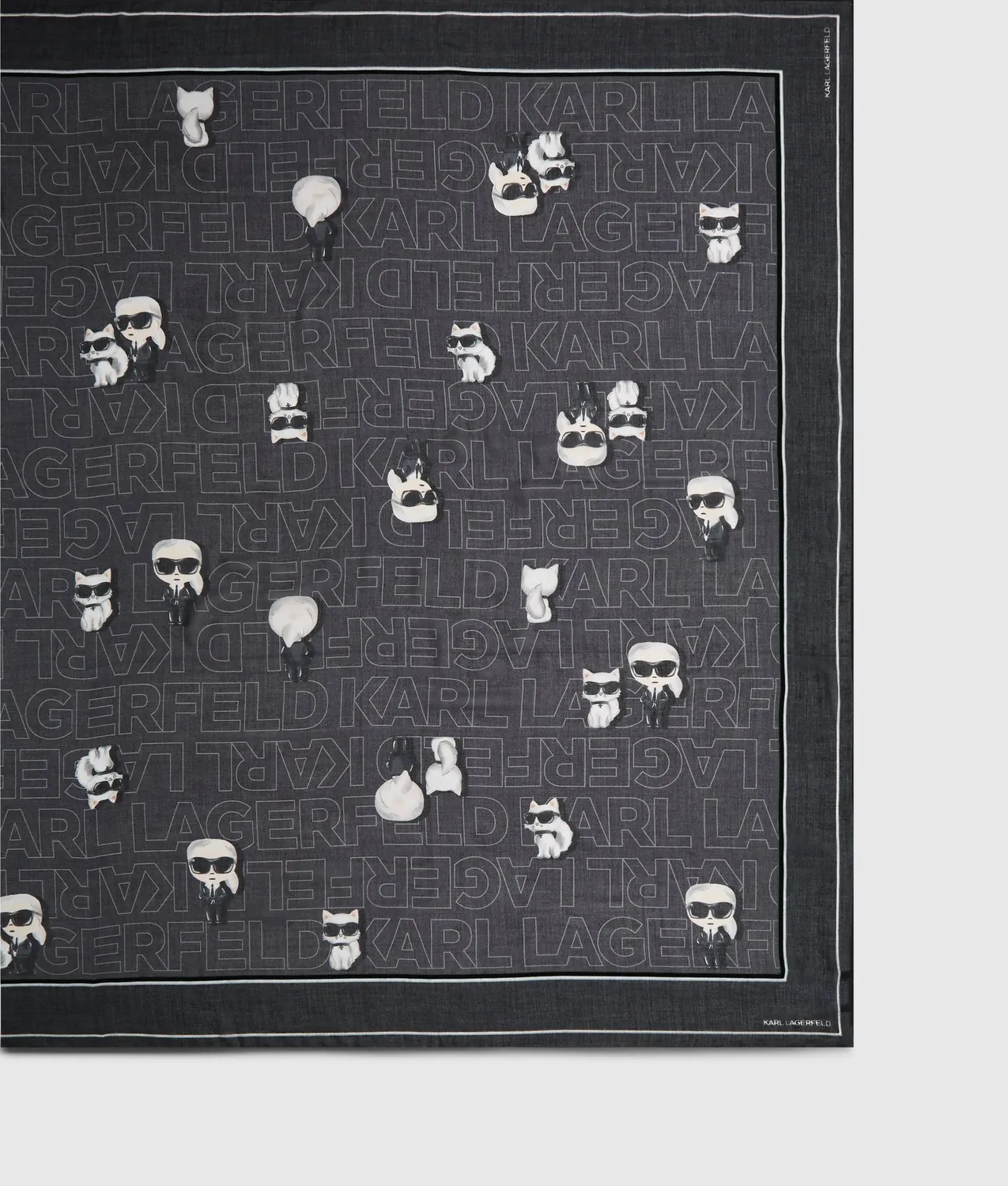 Karl Lagerfeld Ikon Modal-Tuch Choupette One Size