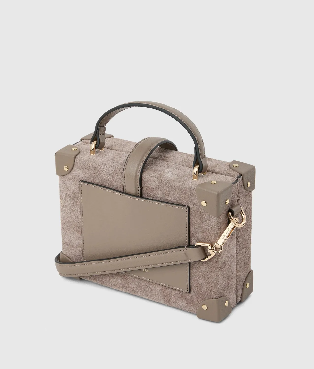 Karl Lagerfeld K/Autograph Trunk Bag Velours Crossbody