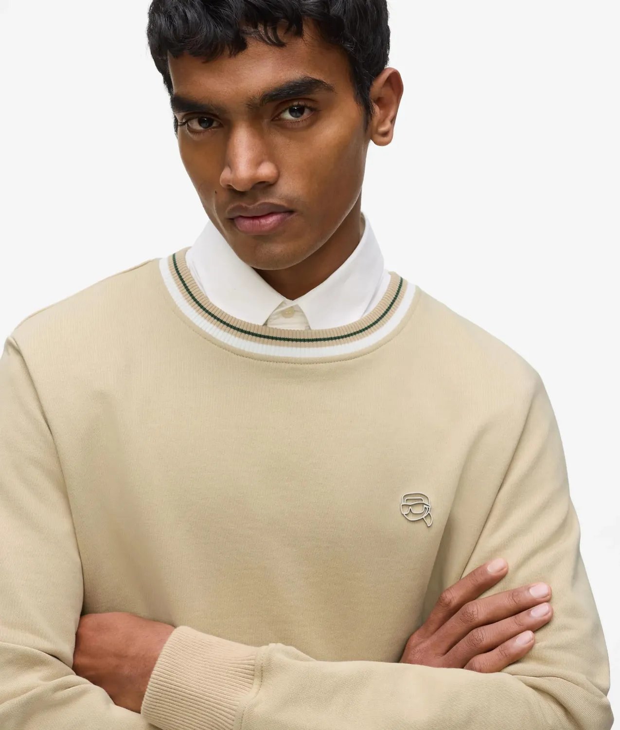 Karl Lagerfeld Ikon Stripe Sweatshirt Herren