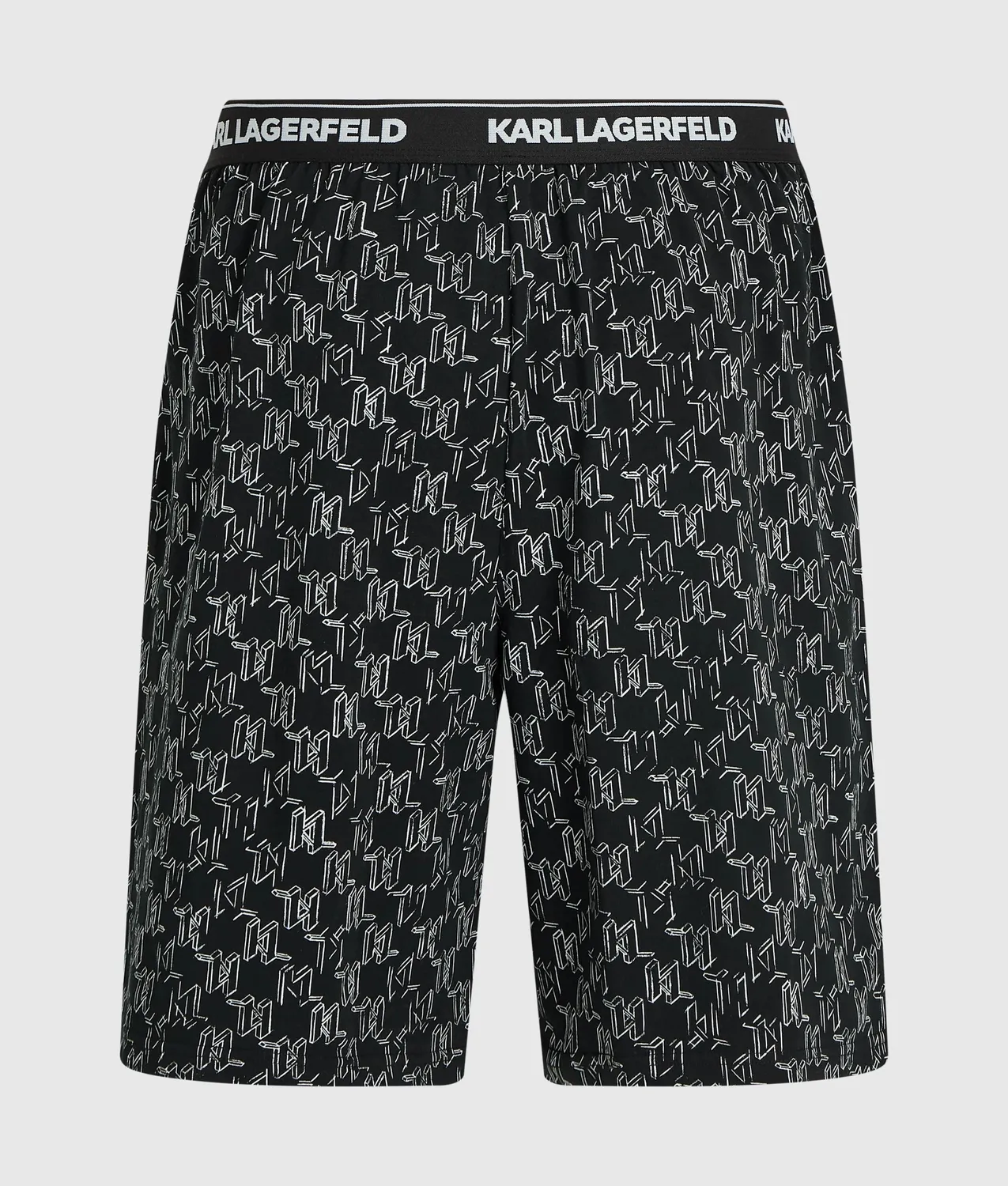 Karl Lagerfeld Monogram Pyjama-Shorts Relaxed Gummibund