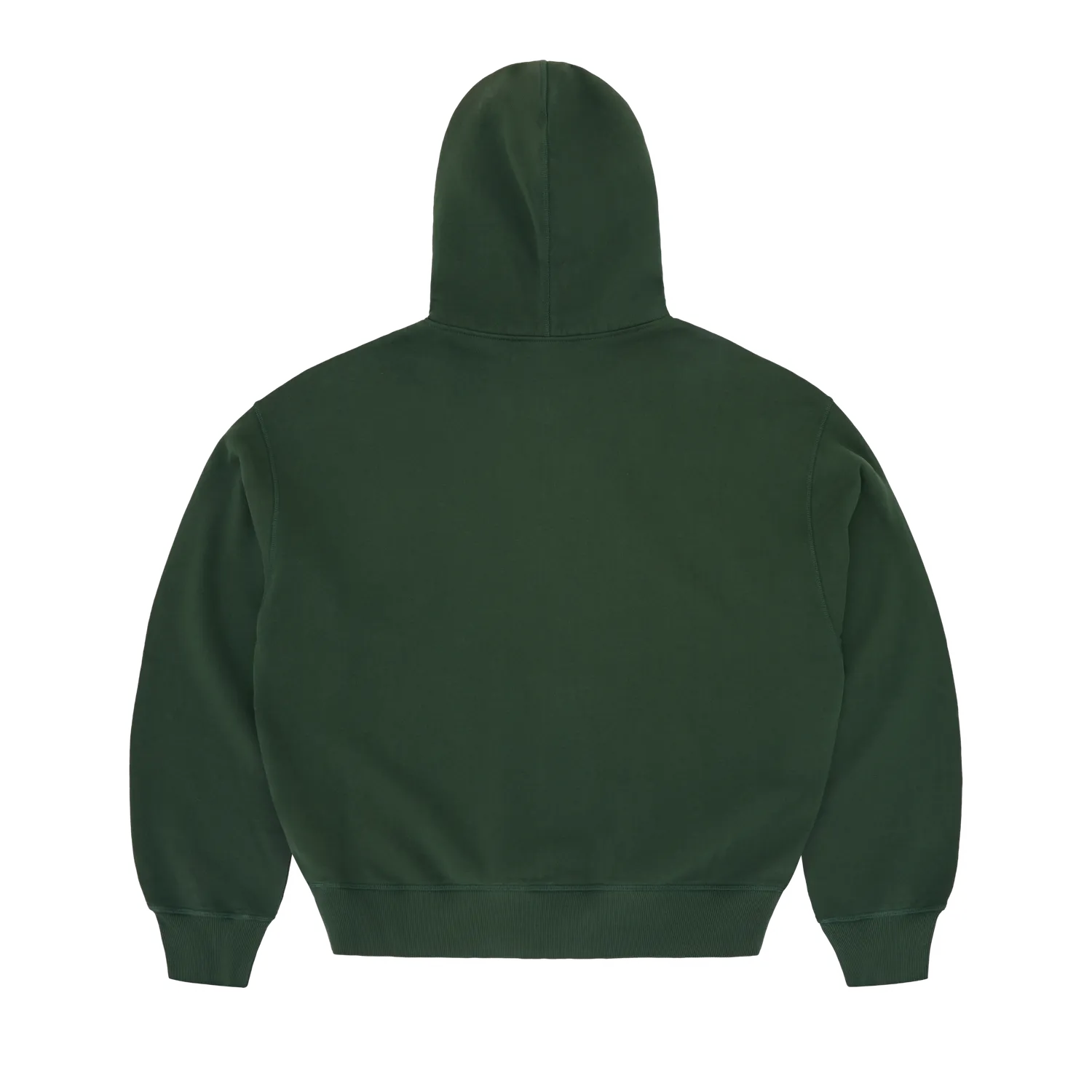 Corteiz Mini Island Zip Hoodie Forestgrün Baumwolle