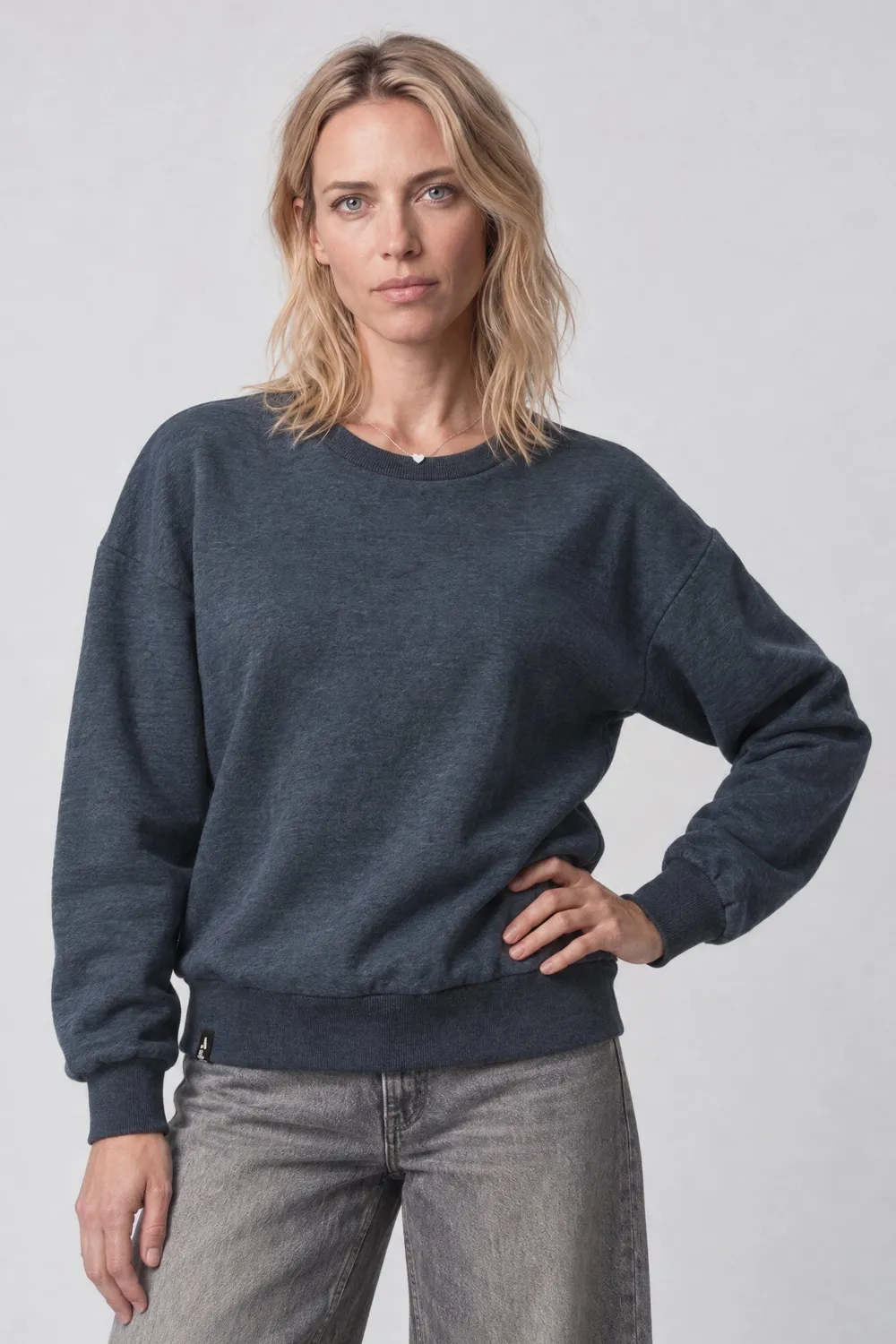 Alife & Kickin ElsaAK P Sweatshirt HI Dunkelblau Damen