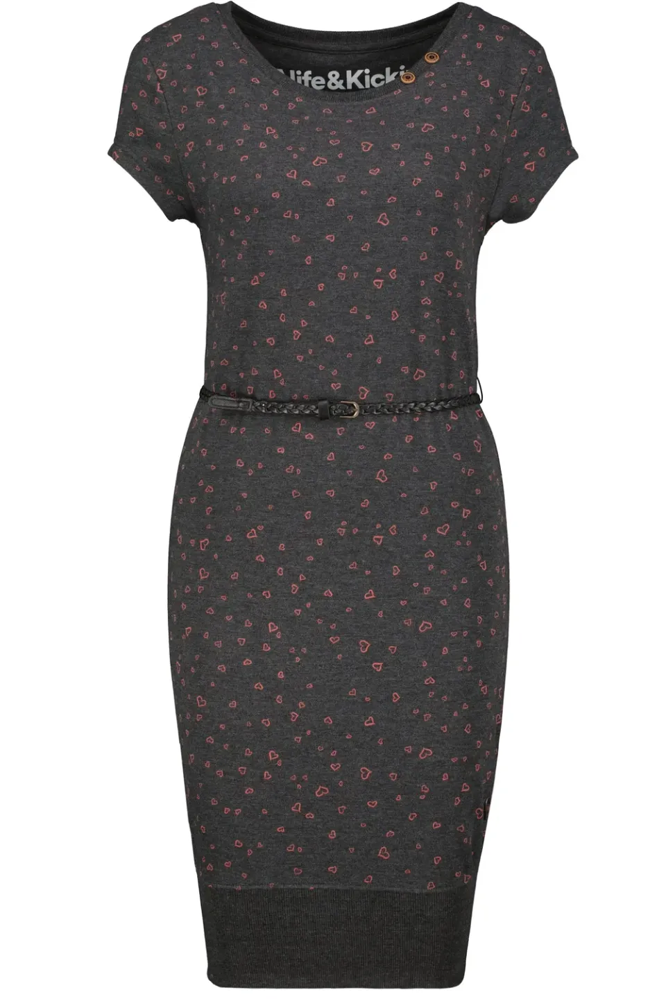 Alife & Kickin ColetteAK B Shirtkleid Schwarz Kurz