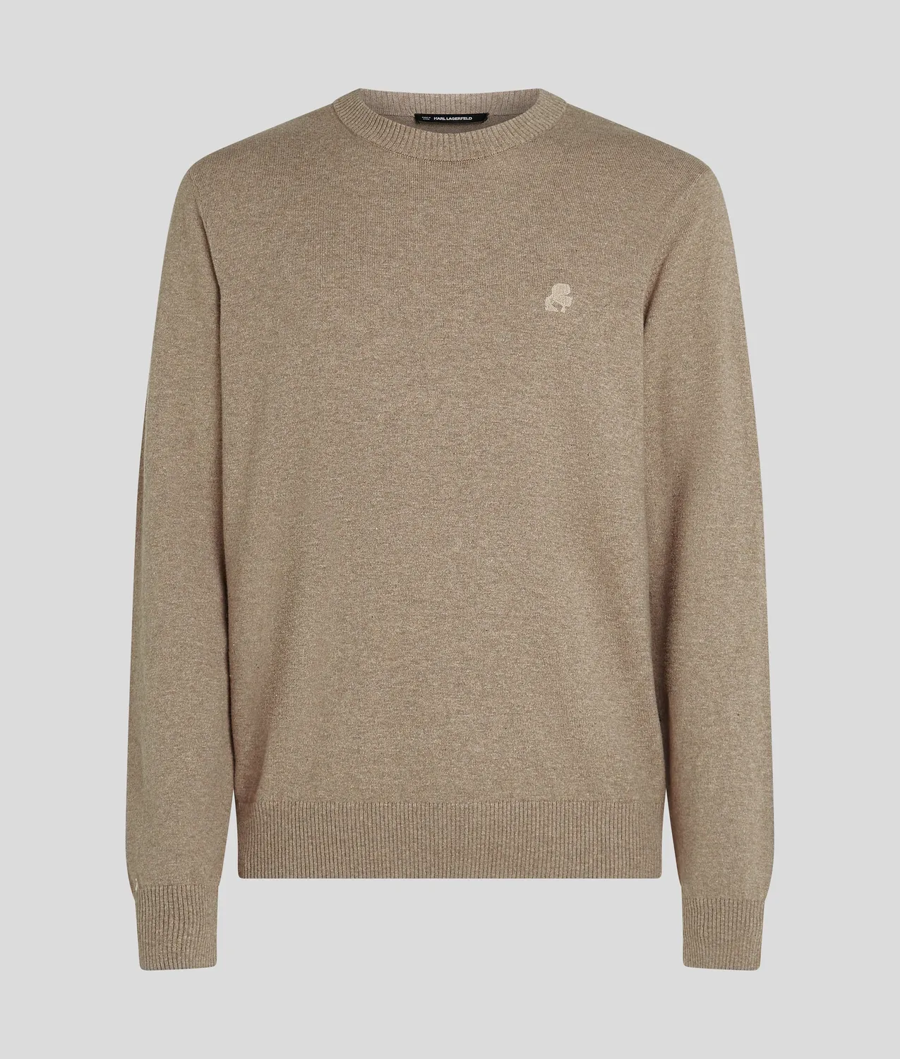 Karl Lagerfeld Ikon Kameo Pullover Crew-Neck schwarz