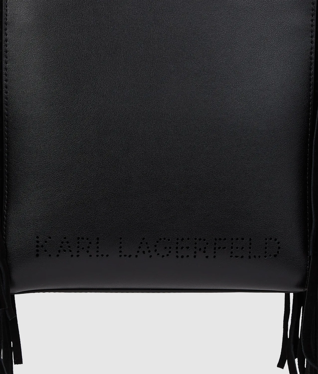 Karl Lagerfeld K/Circle Fringe Tote Leder klein schwarz