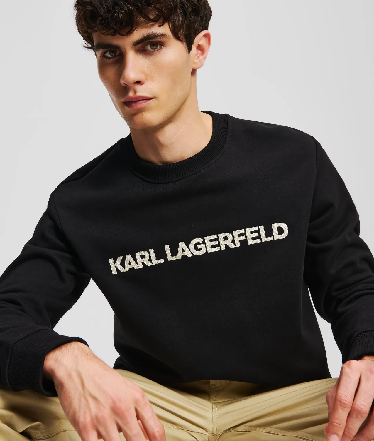 Karl Lagerfeld Logo Sweatshirt Crewneck Herren