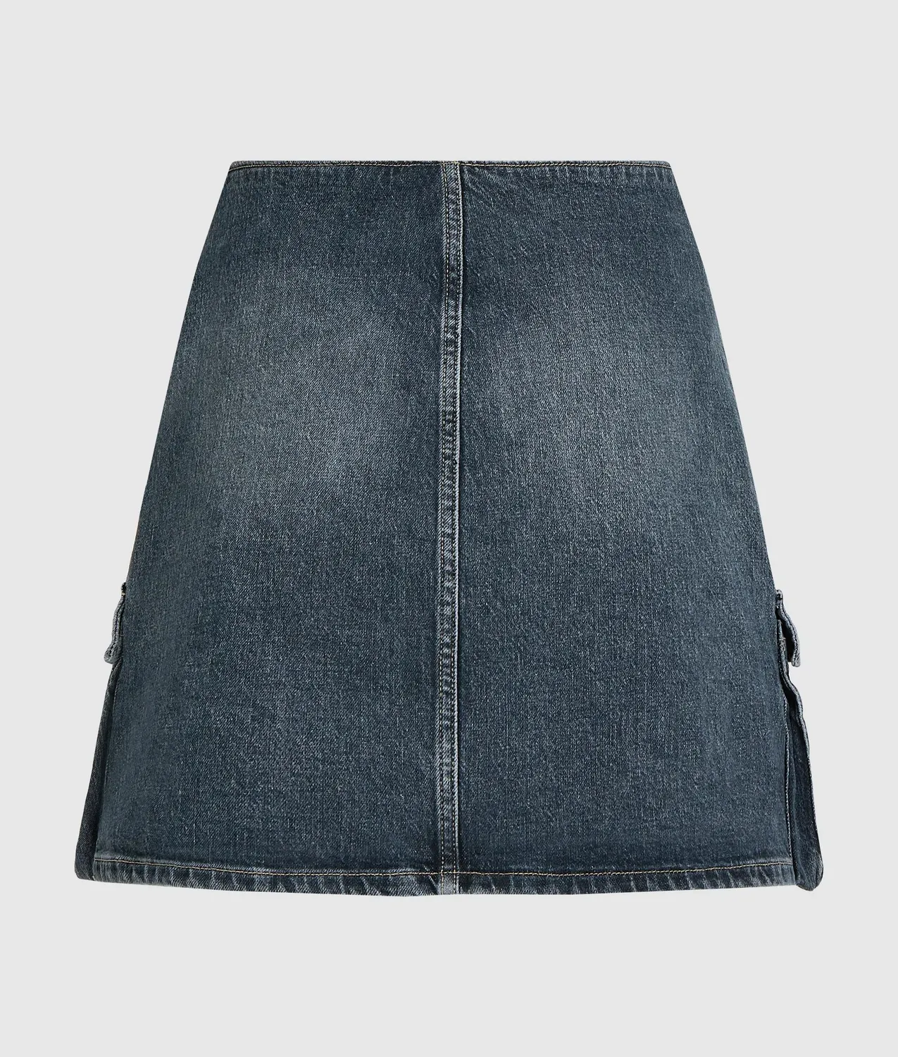 Karl Lagerfeld Buckle-detail Jeans-Minirock Damen Denim