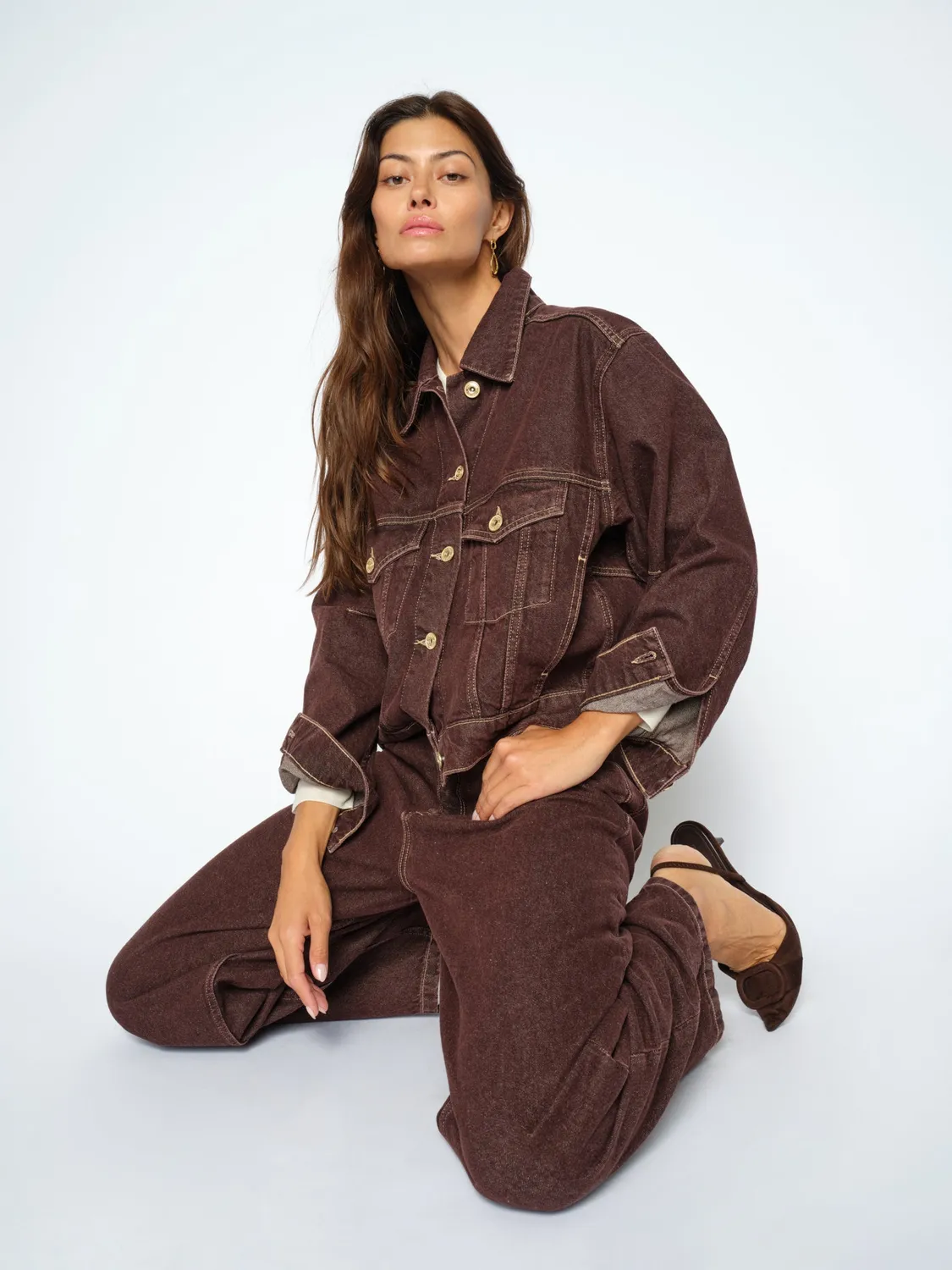 Mos Mosh Mavi Marble Jacke Port Royale Relaxed Baumwolle