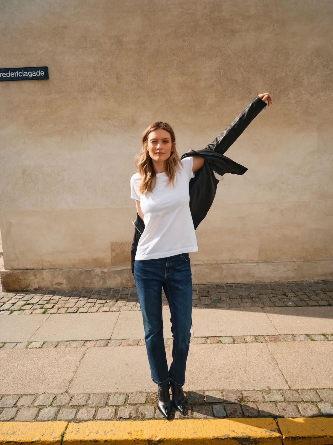 Mos Mosh Ashley Imera Jeans Dunkelblau Flare