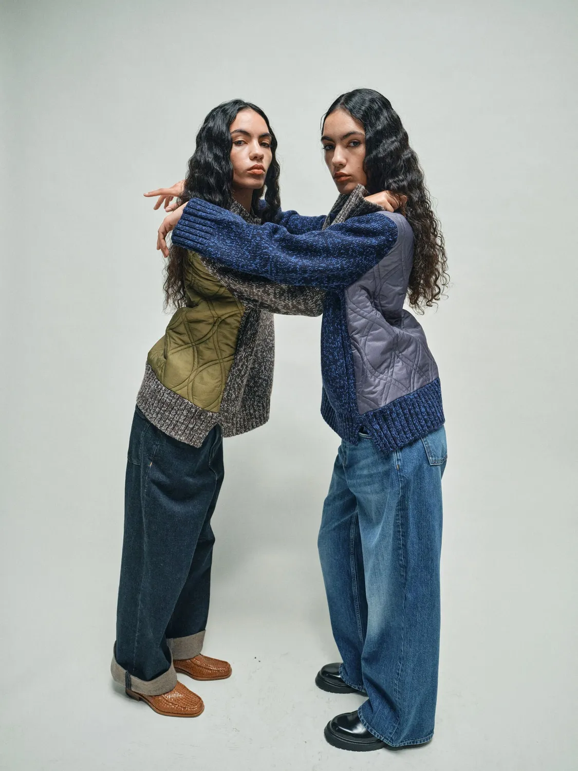 Mos Mosh MMHGrace Quilt Knit Pullover Demitasse Melange
