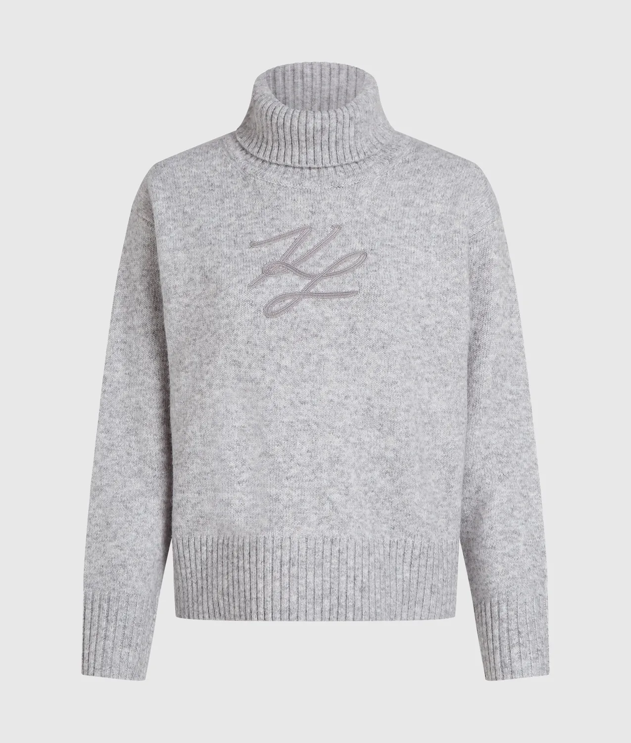 Karl Lagerfeld Rollkragenpullover Wolle Soutache