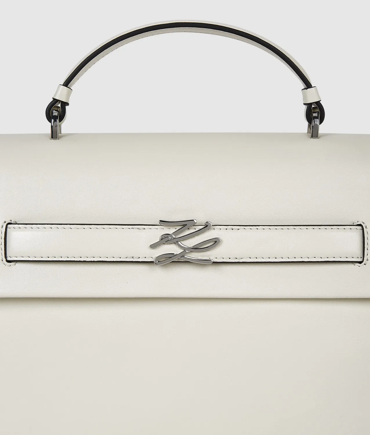 Karl Lagerfeld K/Autograph Top Handle Bag Leder schwarz