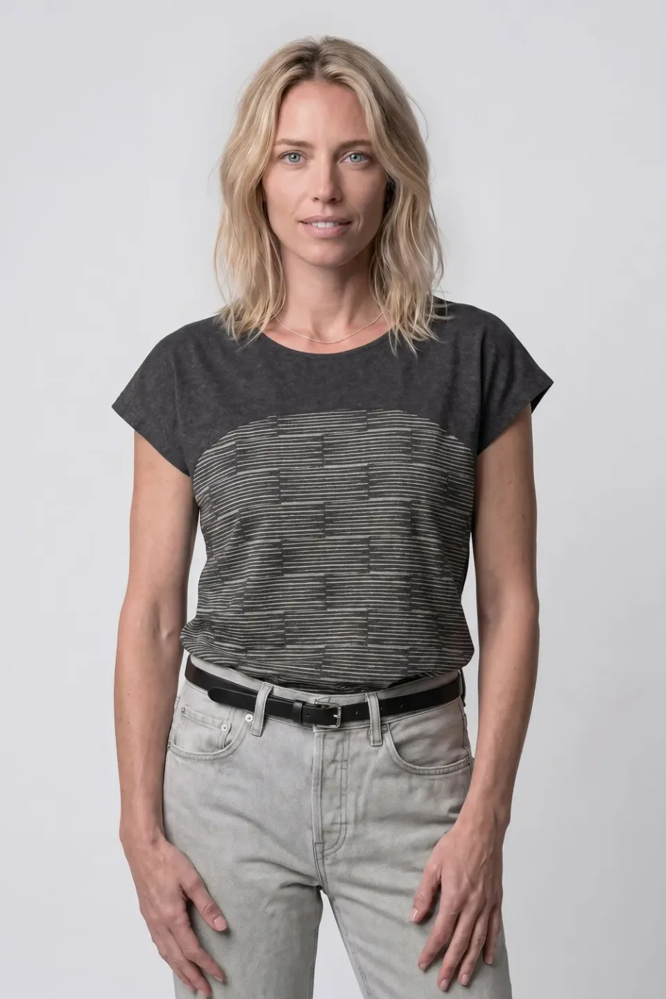 Alife & Kickin FridaAK B T-Shirt Schwarz Baumwolle