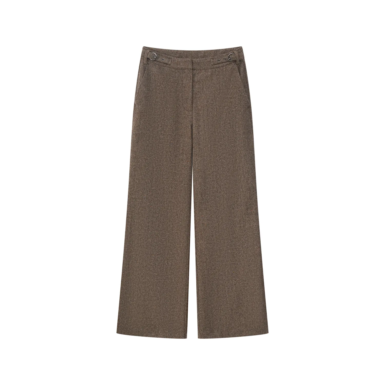 Senatex Weite Hose Donegal Tweed Braun meliert