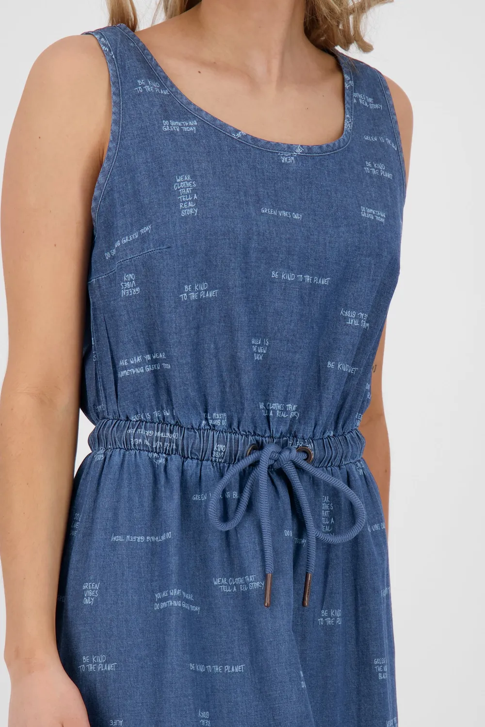 Alife & Kickin DojaAK Kleid Damen dunkelblau Denim