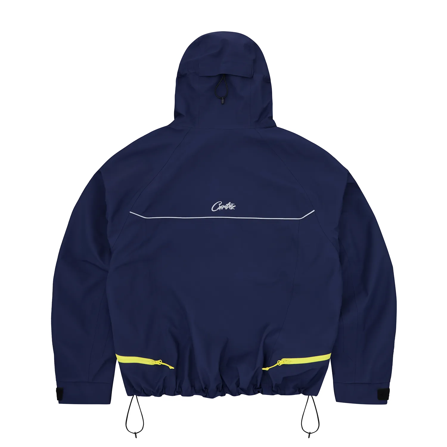 Corteiz Elitework Apex Shell Jacke Navy wasserdicht 2-lagig