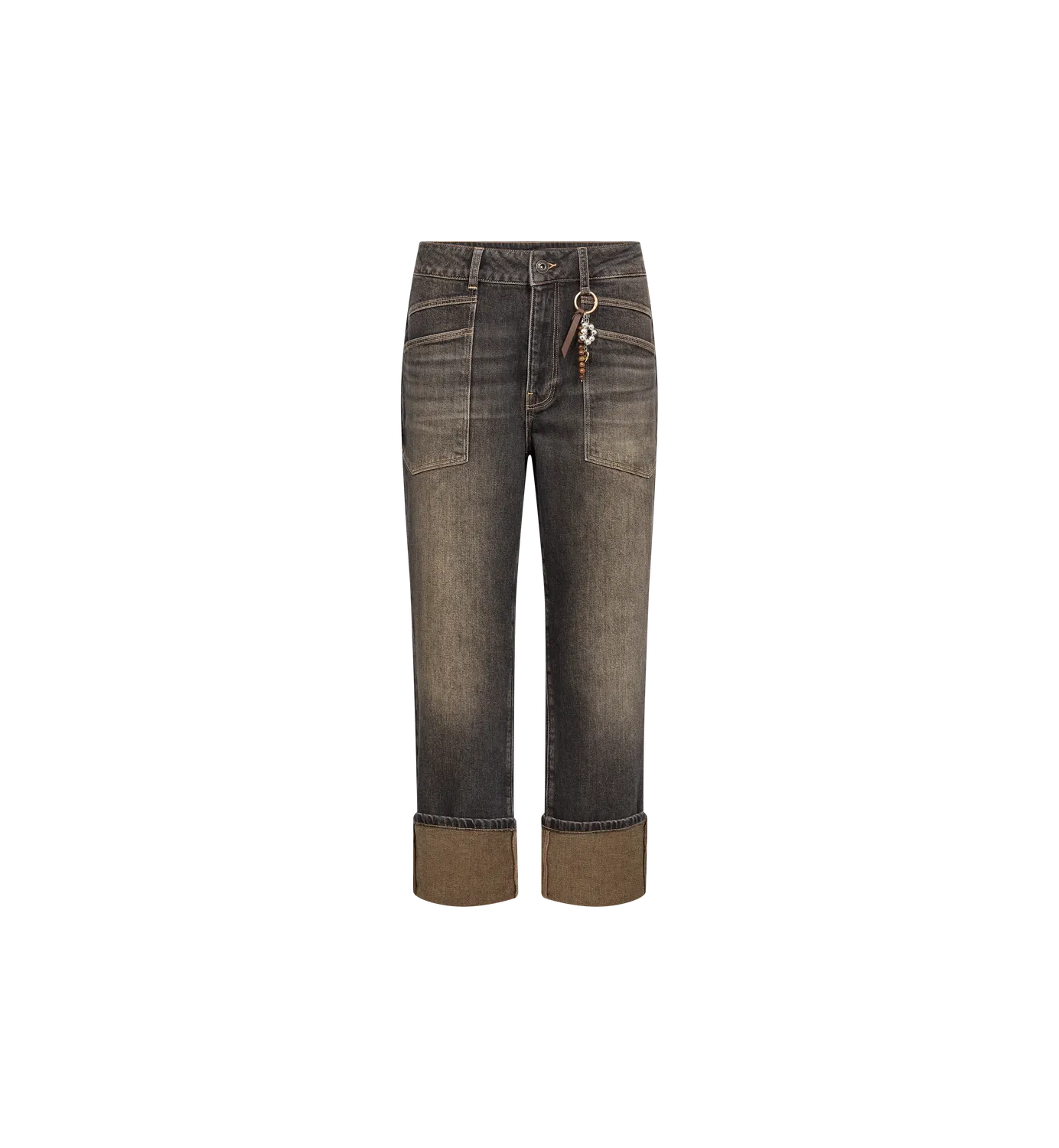 Mos Mosh Rachel Kyoto Boyfriend Jeans Grau washed
