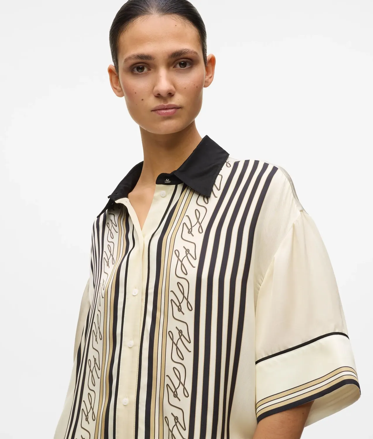 Karl Lagerfeld All-over-print Pyjamahemd weit Print