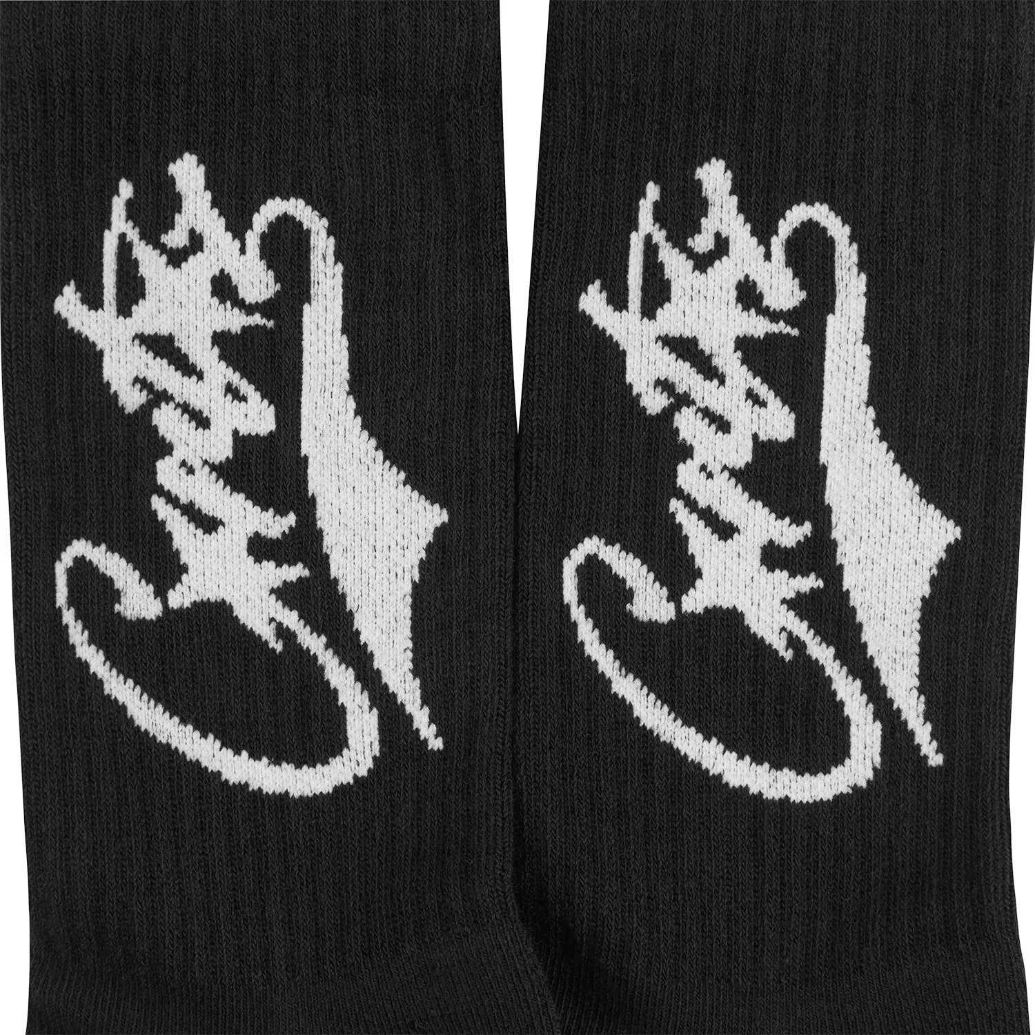 Corteiz Baseball Socken Schwarz 1 Paar