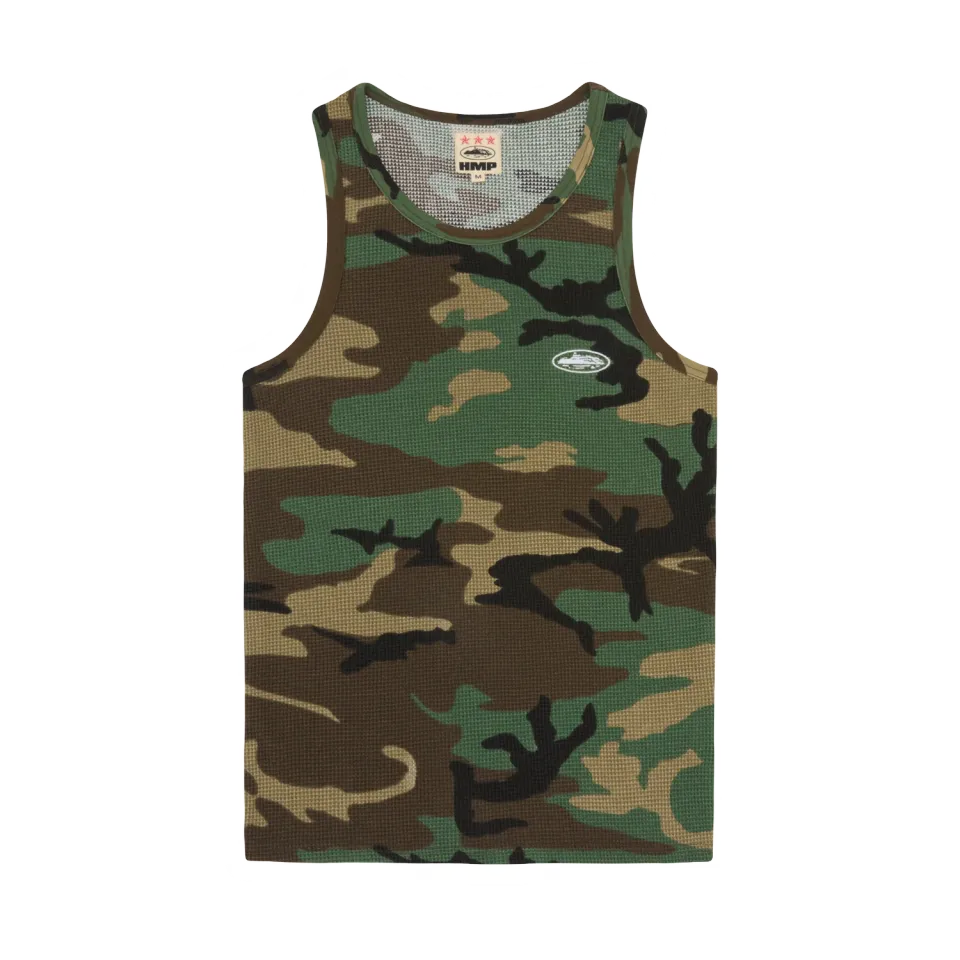 Corteiz HMP Classic Tank Top Woodland Camo