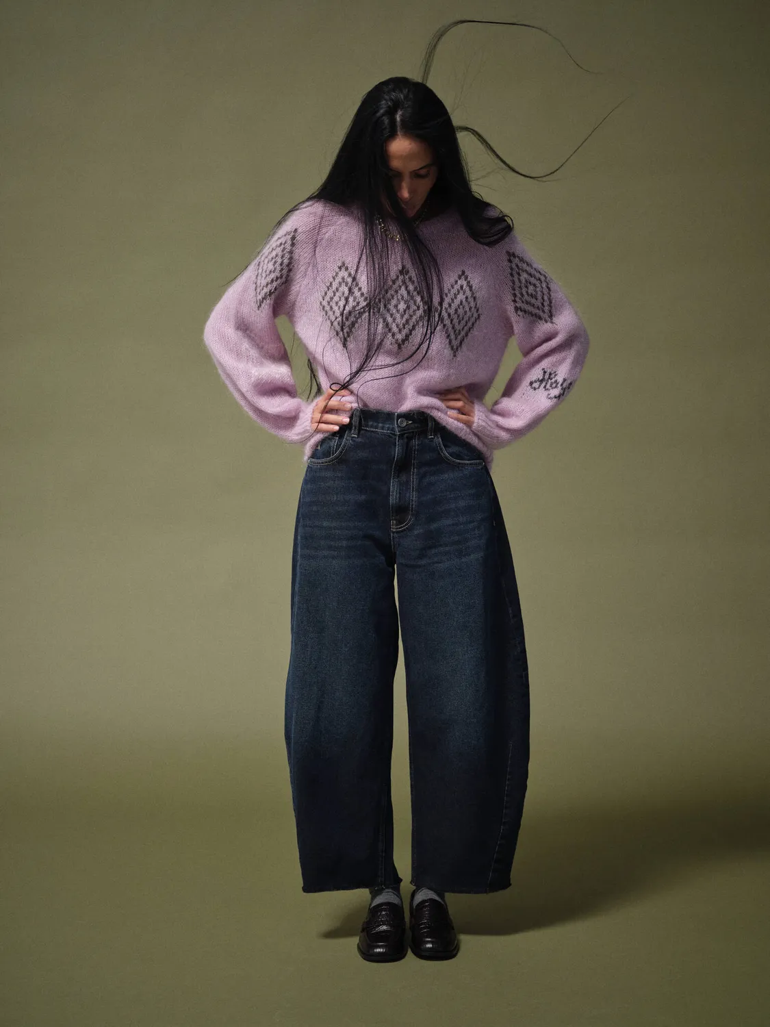 Mos Mosh MMBass Sheer Pullover Fair Orchid