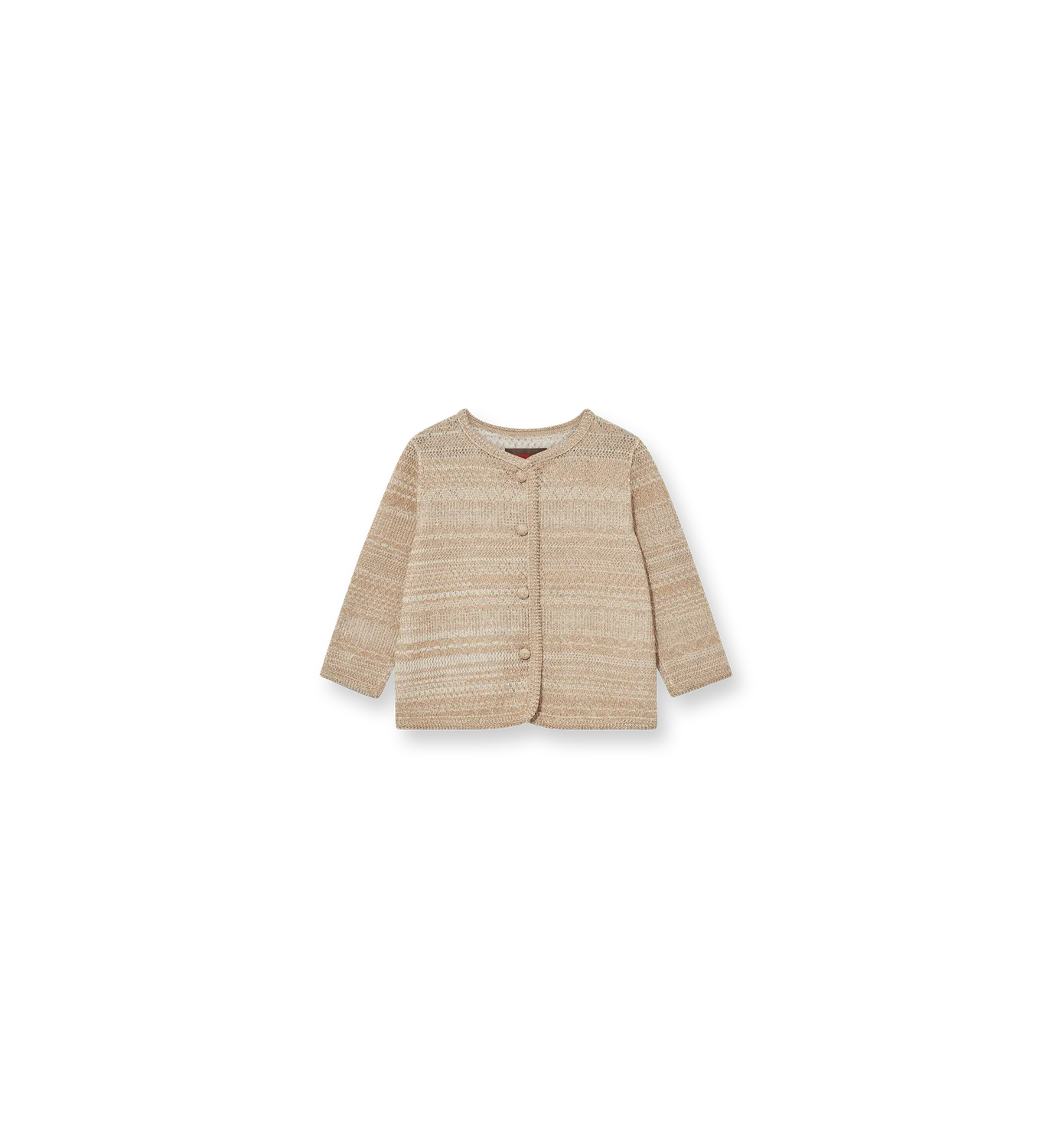 Mos Mosh MMHFlow Knit Jacket Cardigan Beige Melange