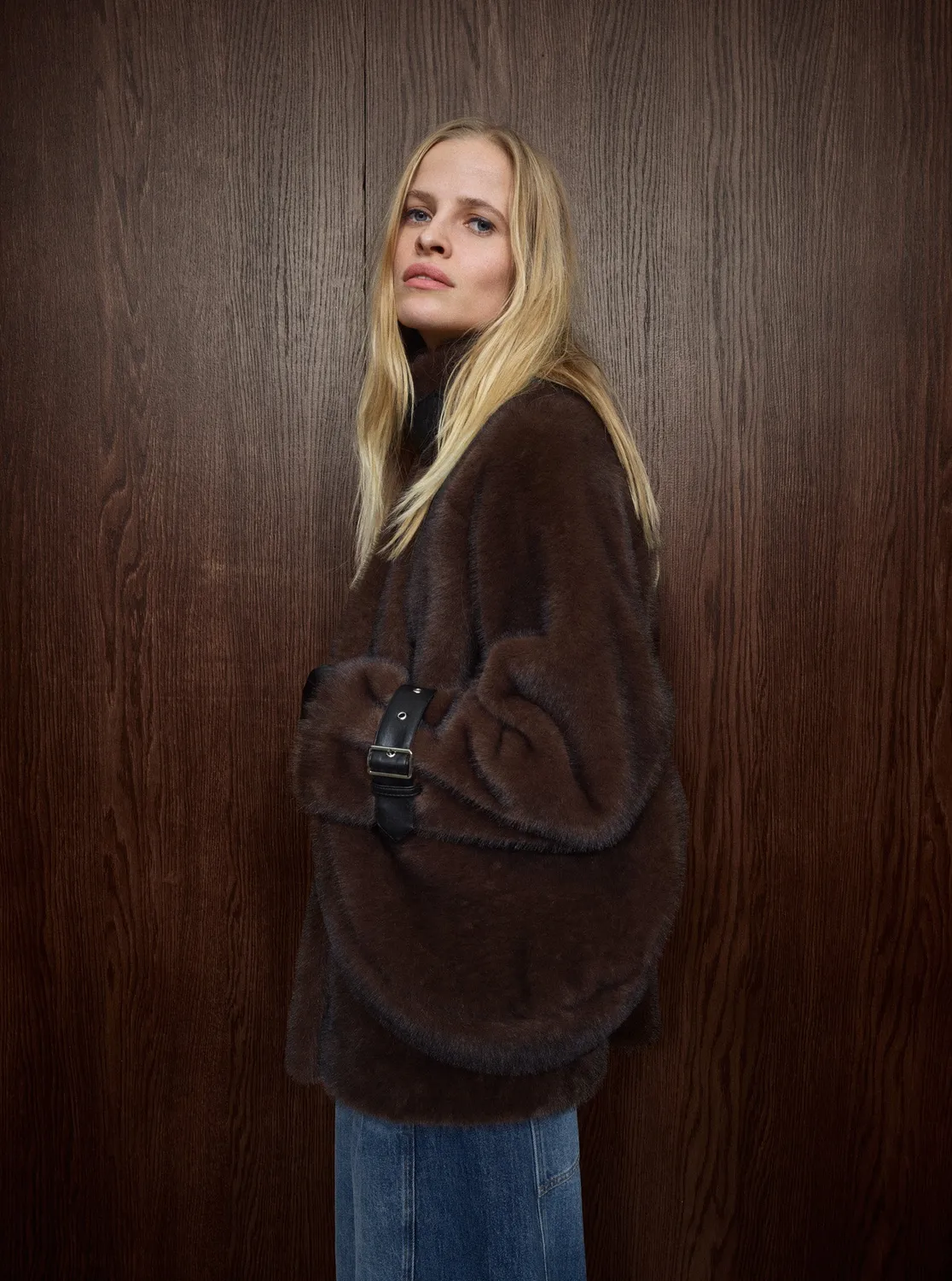 Mos Mosh MMNanette Faux Fur Jacke Delicioso Relaxed
