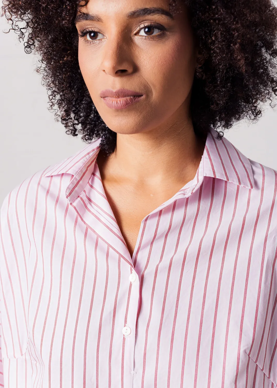 Senatex Bluse Aurora Stripes Gestreift Baumwolle