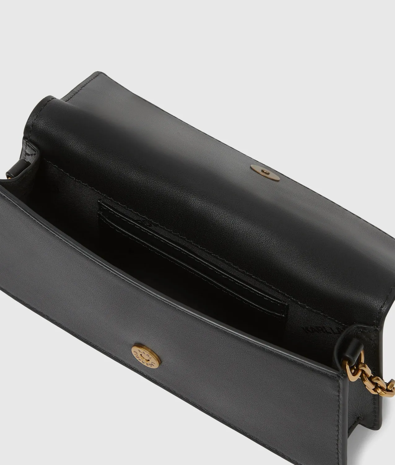Karl Lagerfeld K/Autograph Mini Flap Umhängetasche Leder Kette