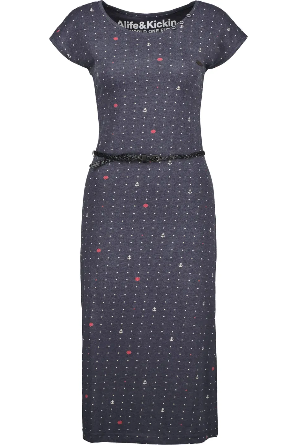 Alife & Kickin MelliAK B Kleid Dunkelblau Jersey kurz