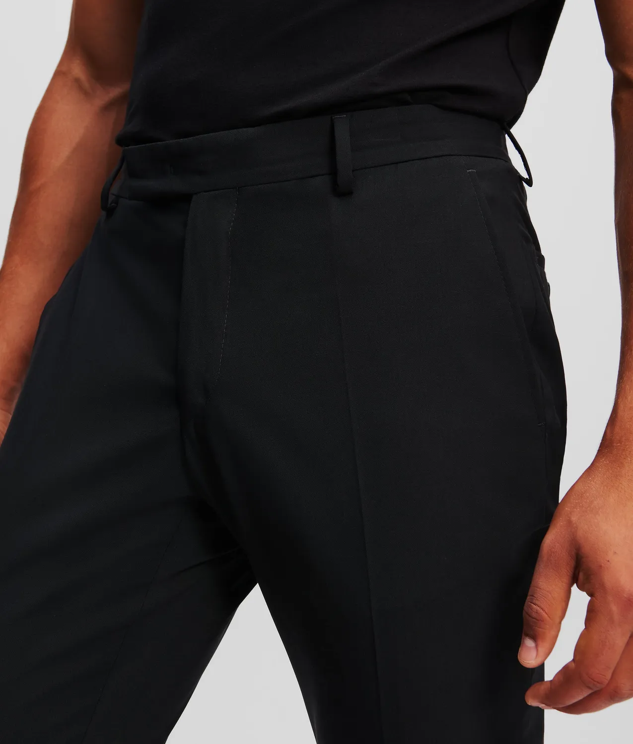 Karl Lagerfeld Eyewear Tailored Hose Anzughose schmal