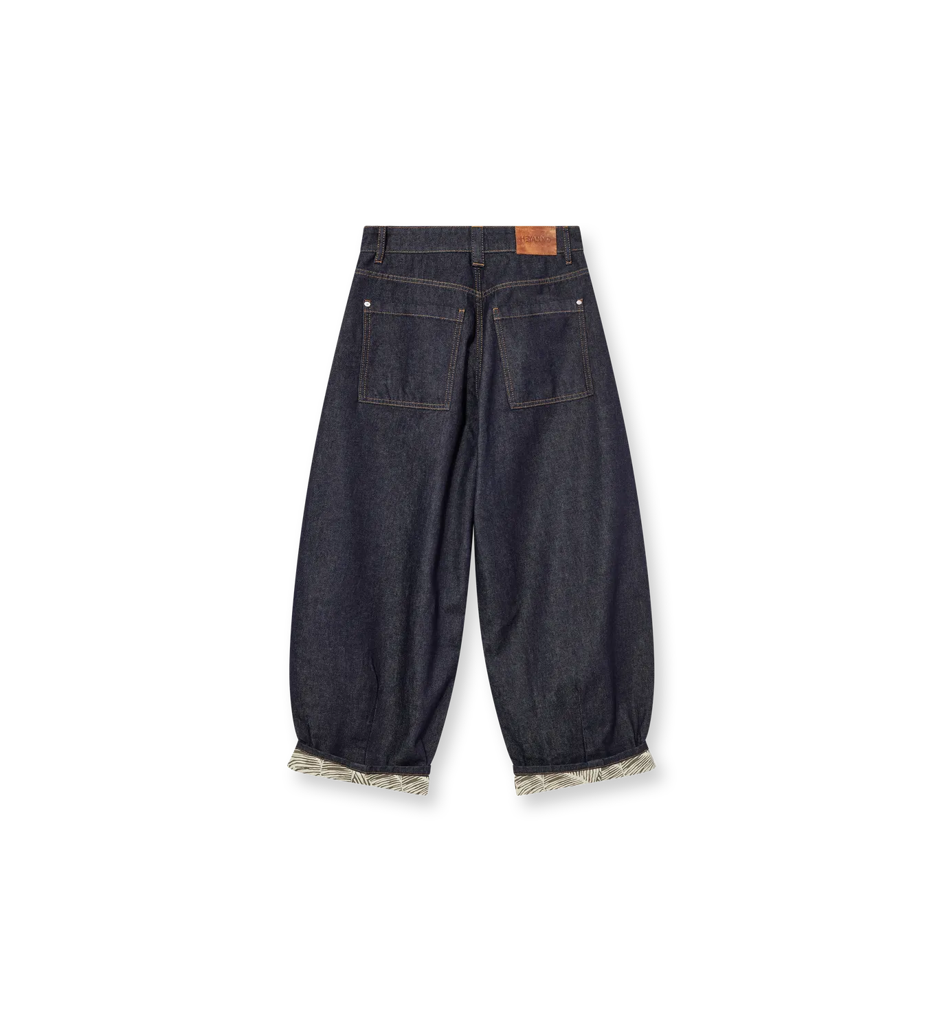 Mos Mosh MMHFlor Rinse Jeans Dark Blue Barrel