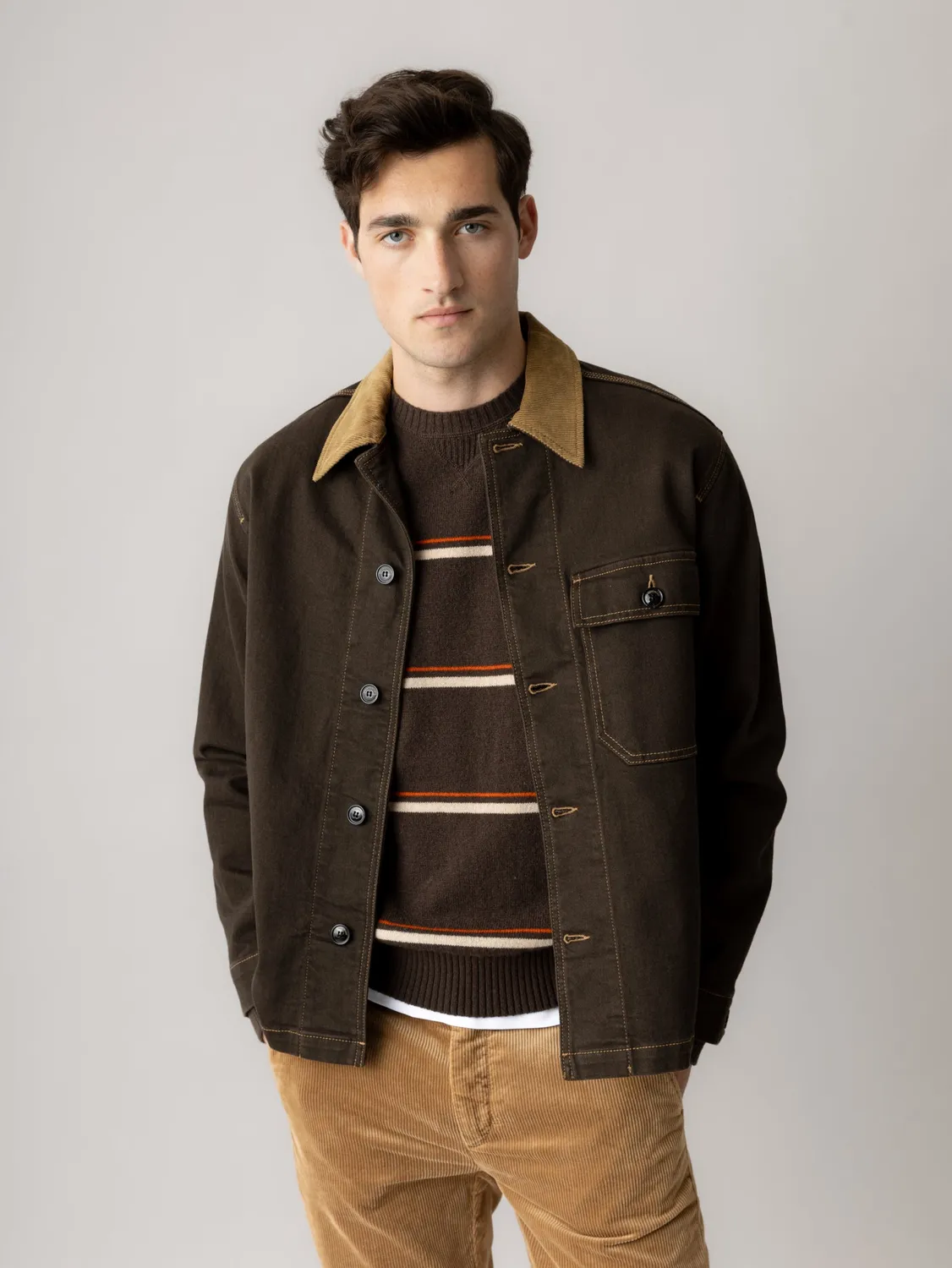 Mos Mosh MMGJeppe Collegejacke mit Rückenprint