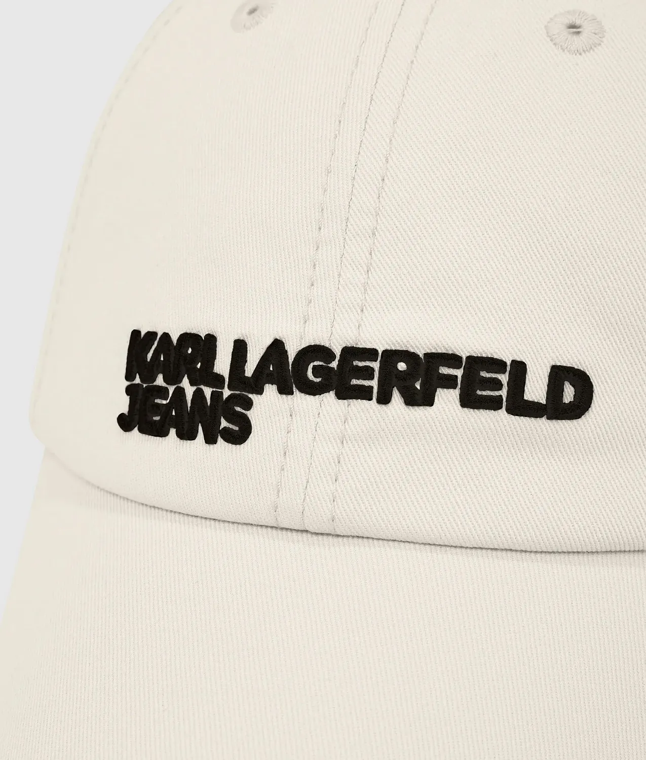 Karl Lagerfeld Jeans Distressed Logo Cap Baumwolle