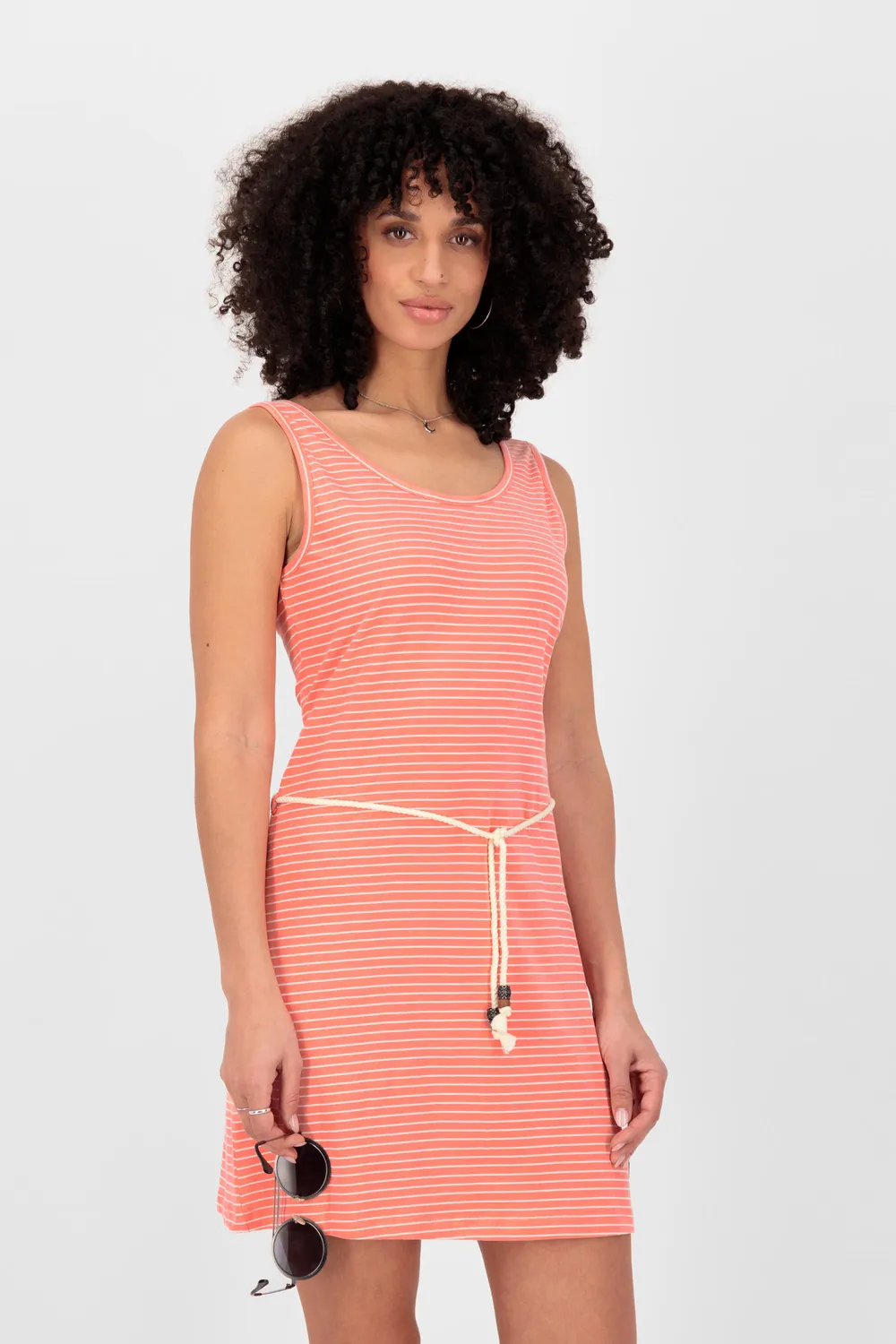 Alife & Kickin JenniferAK Z Kleid Pink ärmellos Baumwolle