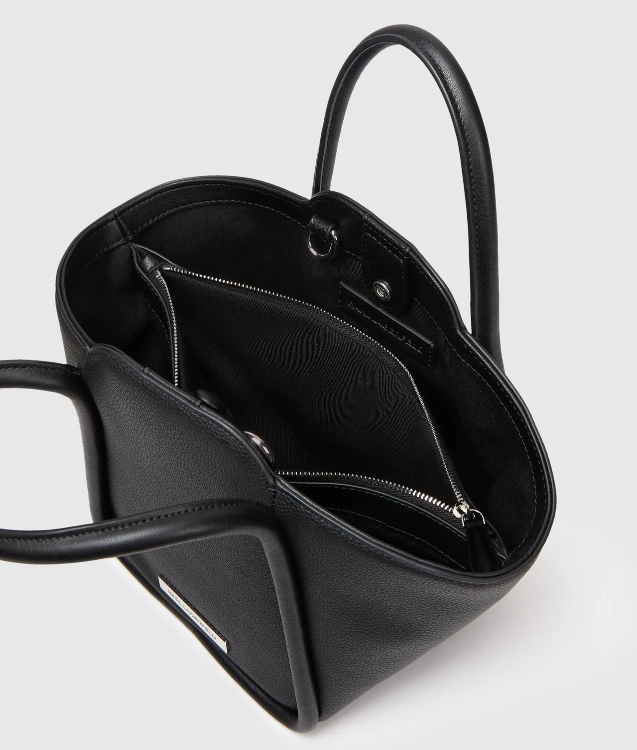Karl Lagerfeld Ikon Pebble Small Tote Bag One Size genarbt