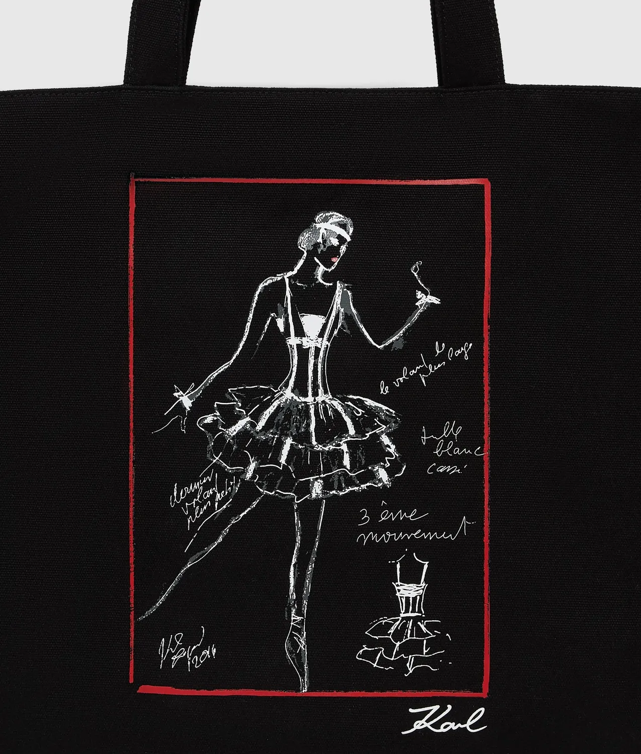 Karl Lagerfeld K/Ballet Shopper oversize Damen