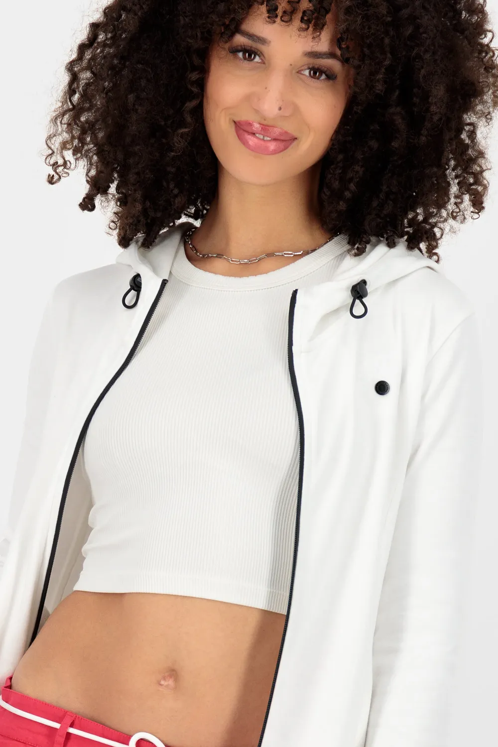 Alife & Kickin LissandraAK A Sweatjacke Weiß Damen