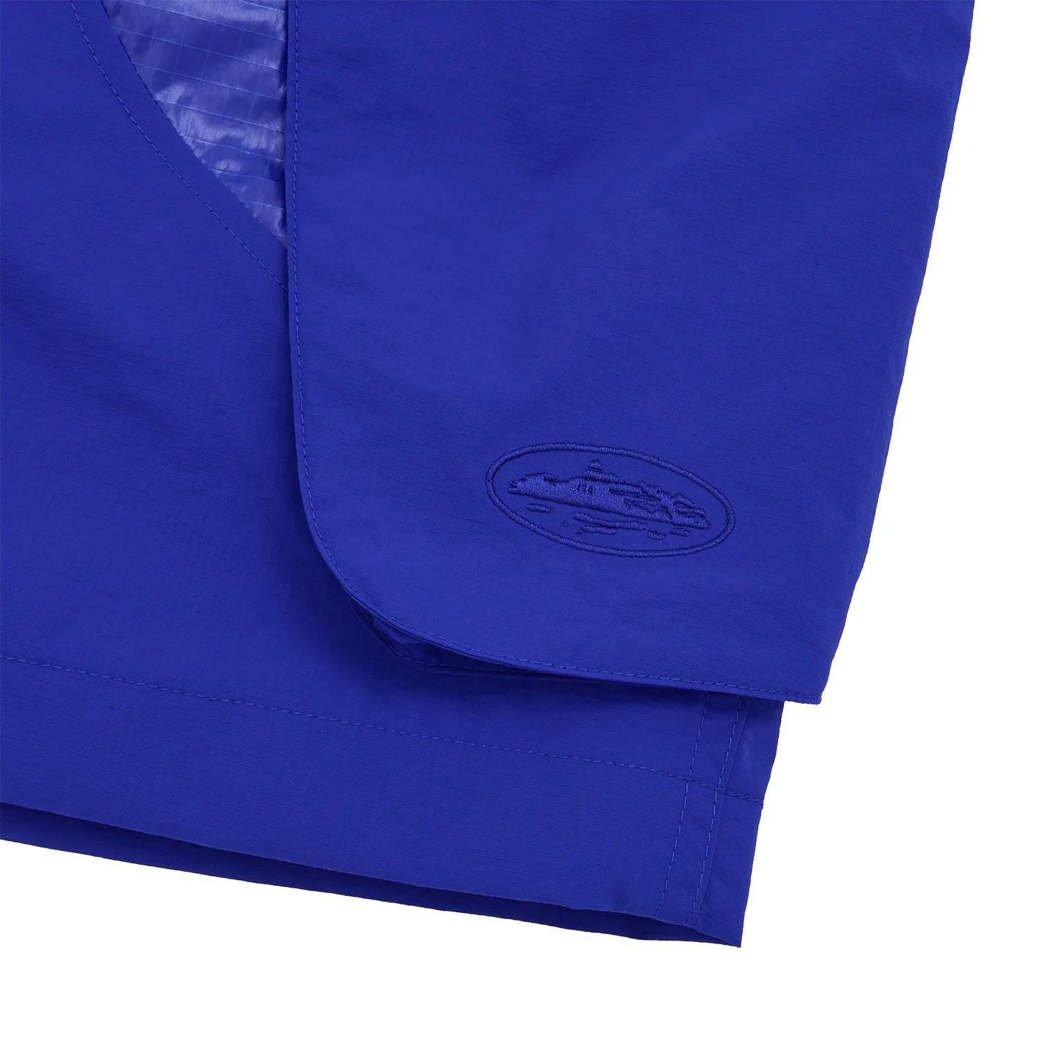 Corteiz Litework Quattro Shorts Royal Blue Nylon Mesh